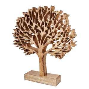 AUTUMN FOREST mangófából készült dekor fa 27cm kép