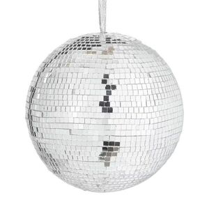DISCO akasztható disco gömb, Ø 10 cm, ezüst kép
