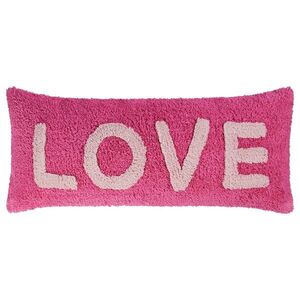 TUFTED LOVE plüss párna 30 x 70 cm, pink kép