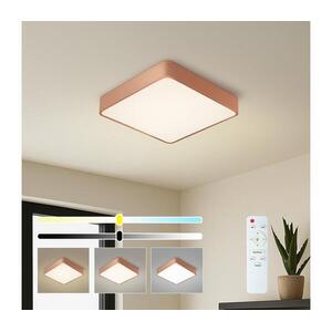 BRILAGI - LED dimmelhető mennyezeti lámpatest POOL SQUARE LED/48W/230V 50x50 cm bronzszínű + távirányítóval BRI1032 kép