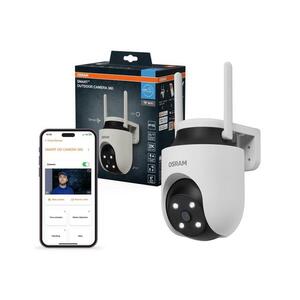 Osram - Okos kültéri 360°-os kamera érzékelővel 2K SMART+ 230V IP65 Wi-Fi 4058075850552 kép