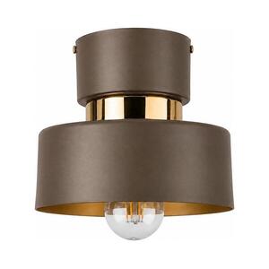 Keter Lighting Mennyezeti lámpatest IGNIA 1xE27/60W/230V barna/arany 3729 kép