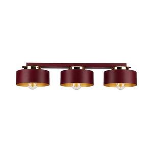 Keter Lighting Mennyezeti lámpa IGNIA 3xE27/60W/230V bordó/arany 3735 kép