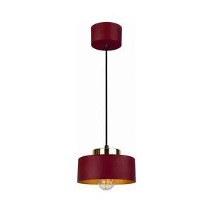 Keter Lighting Kábeles csillár IGNIA 1xE27/60W/230V bordó/arany 3736 kép