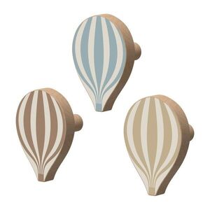 Fali bükkfa akasztó szett 3 db-os Hot Air Ballon – Cam Cam Copenhagen kép