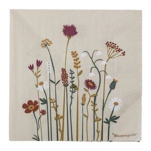Papír szalvéta szett 20 db-os 33x33 cm Paige – Bloomingville kép