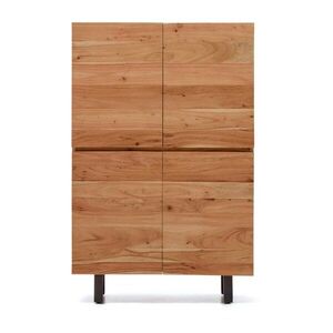 Natúr színű akácfa komód 100x155x40, 5 cm Uxue – Kave Home kép