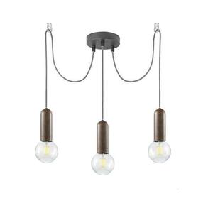 Leuchten Direkt 14776-48 - Csillár zsinóron TURN ME 3xE27/60W/230V pók 14776-48 kép
