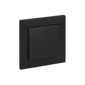 Legrand - Lépcsőházi kapcsoló 6-os SUNO kerettel fekete LR0076+LR0072 kép