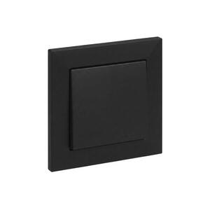 Legrand - Egypólusú, 1-es kapcsoló SUNO kerettel, fekete LR0076+LR0070 kép