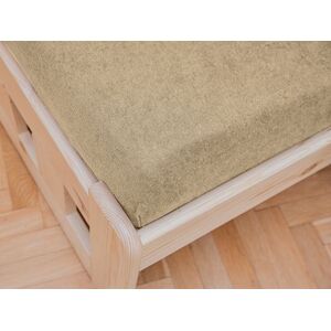 Gyerek frottír lepedő 70x140 cm bézs kép