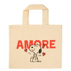 PEANUTS pamut táska 38x50cm , Snoopy Amore kép