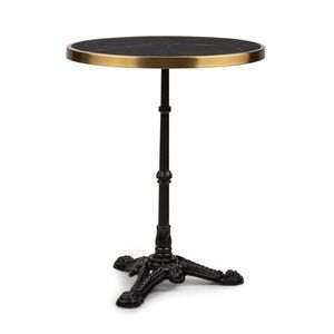 Blumfeldt Patras Lux, bisztró asztal háromlábú talapzattal, márvány asztal, Ø: 57, 5 cm, magasság: 72 cm kép