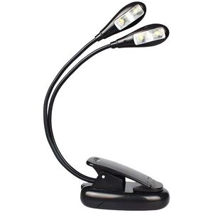 VERK 27414 Csíptetős dupla LED lámpa, 4 LED kép