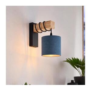 BRILAGI - Fali lámpa NUBILA 1xE27/60W/230V barna/fekete/sötétkék EG44078+BG1575 kép