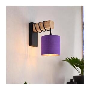 BRILAGI - Fali lámpa NUBILA 1xE27/60W/230V barna/fekete/lila EG44078+BG1580 kép