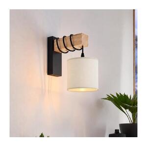 BRILAGI - NUBILA fali lámpa 1xE27/60W/230V barna/fekete/krém EG44078+BG1585 kép