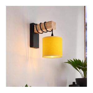 BRILAGI - Fali lámpa NUBILA 1xE27/60W/230V barna/fekete/sárga EG44078+BG2452 kép