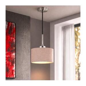 Eglo - LED függeszték kábelen TUNJA 1xE27/60W/230V átm. 20 cm bézs/fekete EG32517+NSTK9969 kép