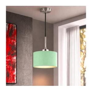 Eglo - LED függeszték zsinóron TUNJA 1xE27/60W/230V Ø 20 cm zöld/fekete EG32517+NSTK9677 kép