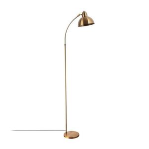 Sárgaréz színű állólámpa fém búrával (magasság 162 cm) Marzeo – Opviq lights kép