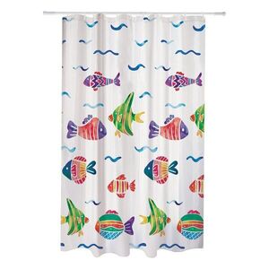 Zuhanyfüggöny 180x200 cm Poissons – MSV kép