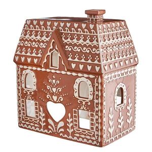 GINGERBREAD kerámia mézeskalács ház 24 cm kép