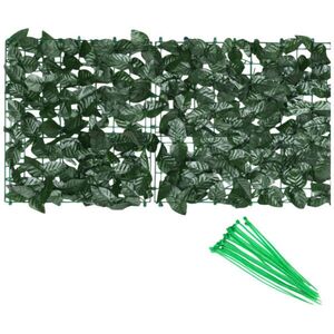 MultiGarden BP-102 Műkerítés borostyánnal 50 × 500 cm, sötétzöld kép