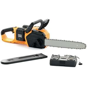 RIWALL PRO RACS 4020i SET akkus láncfűrész, 2 x 20V (2x 4Ah akku + 4, 5A dupla gyorstöltő) kép