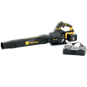 RIWALL PRO RABL 3220i SET akkus lombfúvó, 2 x 20V (2x 4Ah akku + 4, 5A dupla gyorstöltő) kép