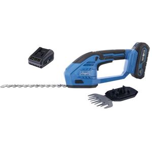 Scheppach C-HTGS200-X-SET S akkus fű- és bokornyíró olló, 20V, IXES (2Ah akku + töltő 2, 4A) kép