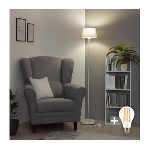 BRILAGI - LED állólámpa CERIA 1xE27/40W/230V Ø 25 cm szürke/fehér EG300182+EG781033 kép
