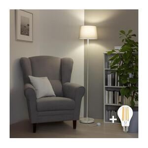 BRILAGI - LED állólámpa CERIA 1xE27/40W/230V átm. 30 cm szürke/fehér EG300182+EG781036 kép