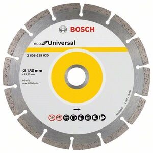 BOSCH 2.608.615.030 Universal 180x22.23x2.2x7mm kép