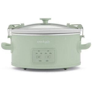 CrockPot lassúfőző, 5, 6 l, zöld, digitális kép