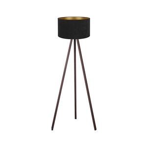 BRILAGI - Állólámpa VELVET 1xE27/60W/230V barna/fekete AS0464+DU82610 kép