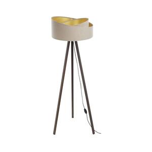 Állólámpa 1xE27/60W/230V bézs/barna kép