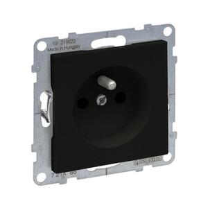 Legrand - SUNO 250V keret nélküli fali aljzat, fekete 721485 kép