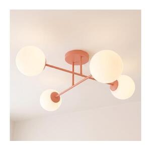 EMIBIG Felületre szerelhető ROMA csillár 4xE14/10W/230V rózsaszín 1846/4 kép