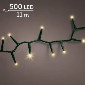 Karácsonyi fények LED 500L 495522 WW ZEW GREEN kép