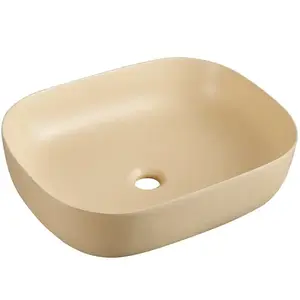 Pultra ültethető mosdókagyló Larss beige matt 49 kép