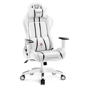 Irodai Gaming Szék Diablo X-One S Fehér-Fekete kép