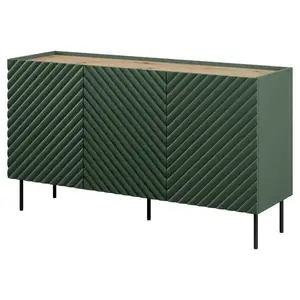 Komód 150 3d2sz Onda Green/Artisan kép