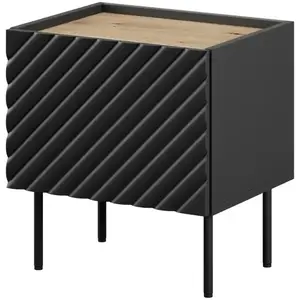 Éjjeliszekrény Onda Fekete - 2db, kép