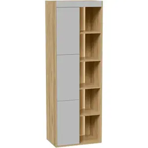 Vitrin Fiore 60 3d Tölgy Tajga/ Szürke kép