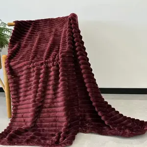 Takaró Nicola CL2617 130x170 cm bordó kép