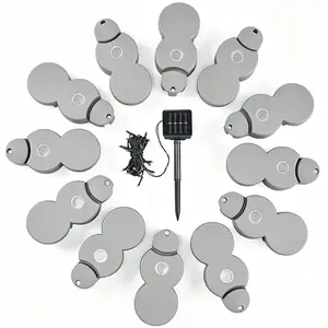 Kerti szegély HD7095-2GY szürke + LED kép