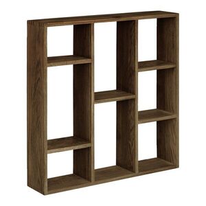 Sötétbarna többszintes tölgyfa fali polc 70 cm Townsville – House Nordic kép