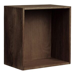 Sötétbarna többszintes tölgyfa fali polc 30 cm Townsville – House Nordic kép