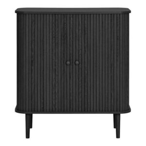 Fekete borovi fenyő komód 80x87x40 cm Nikko – House Nordic kép